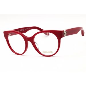 Roberto Cavalli VRC027M Eyeglasses Red Acetate Round